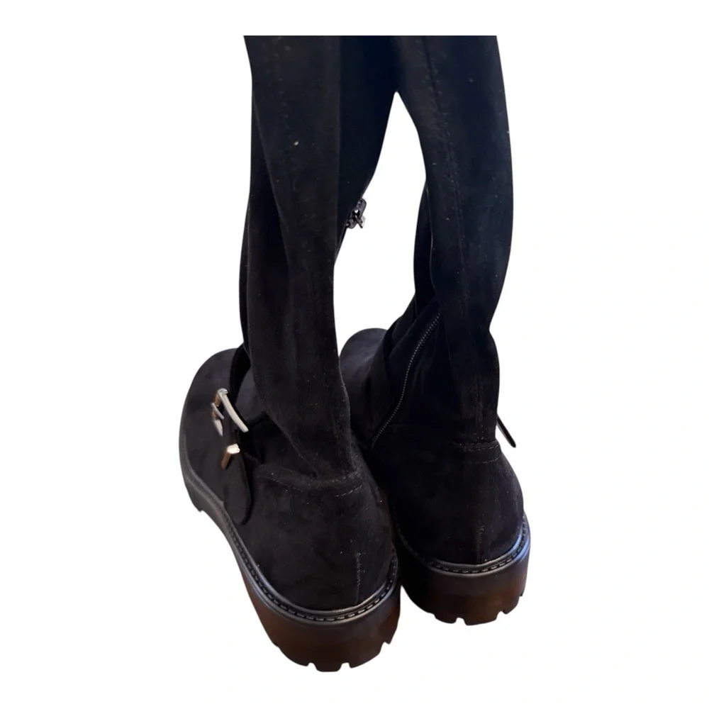 Marc Fisher LTD Ganven Lug Sole Over the Knee Boot NWOB